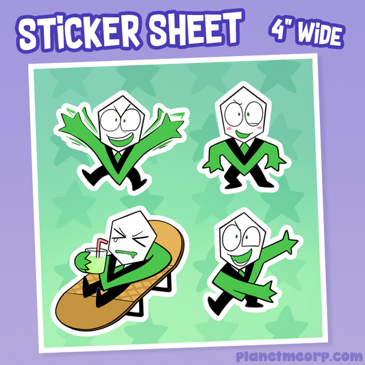 Battat Vinyl Sticker Sheet
