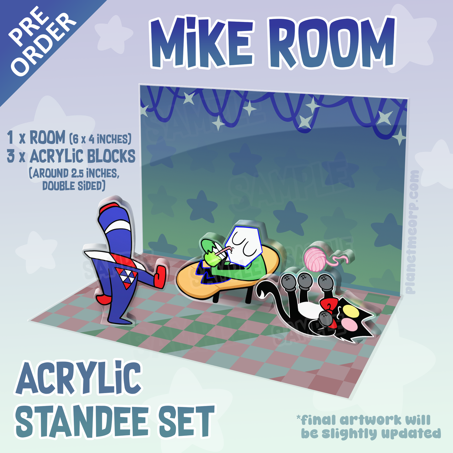 Mike Room Acrylic Standee Set