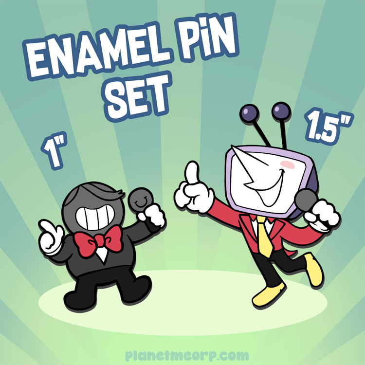 Mike & Tenna Enamel Pin Set