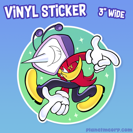 Cool Tenna Vinyl Sticker